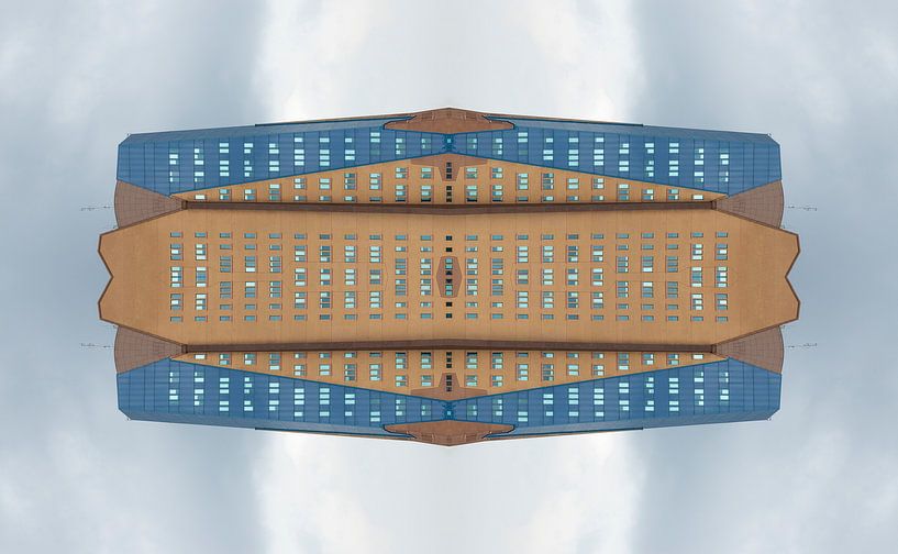 Gasunie gebouw (apenrots) Groningen - Nederland van Marcel Kerdijk