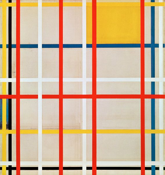 New York City 3, Piet Mondriaan von Meisterhafte Meister