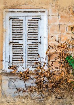 Malta Gozo Comino Stadt Aquarellmalerei #malta von JBJart Justyna Jaszke