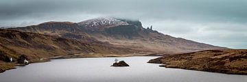 Loch Fada and Old Man of Storr by Henno Drop