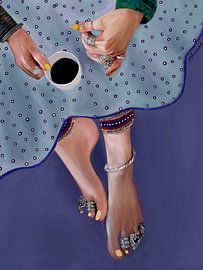 Un moment café bohème sur Osheensgallery