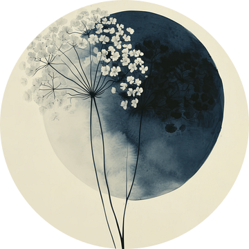 Wabi-sabi in kobalt blauw van Carla Van Iersel