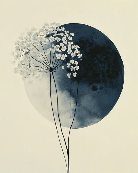 Wabi-Sabi in Kobaltblau von Carla Van Iersel