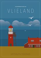 Vlieland-Leuchtturm auf der Feuerbogendüne