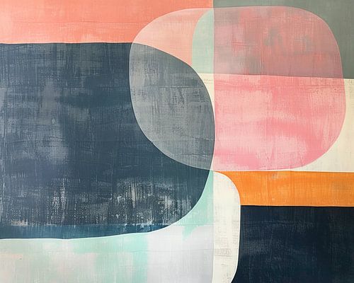 Œuvre d'art moderne abstraite