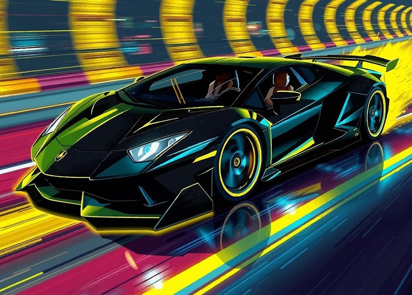 Lamborghini Centenario Neon 3 von MIROKKU