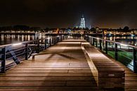 Photo du soir de la ville hanséatique de Deventer, magnifiquement illuminée par Fotografiecor .nl Aperçu