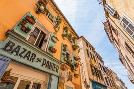 Le quartier du Panier dans la vieille ville de Marseille - France sur Werner Dieterich