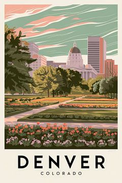 Denver, Colorado van Poster Art Shop