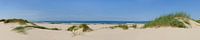 Panoramisch uitzicht op het strand in de zomer aan de Noordzee van Sjoerd van der Wal Fotografie thumbnail