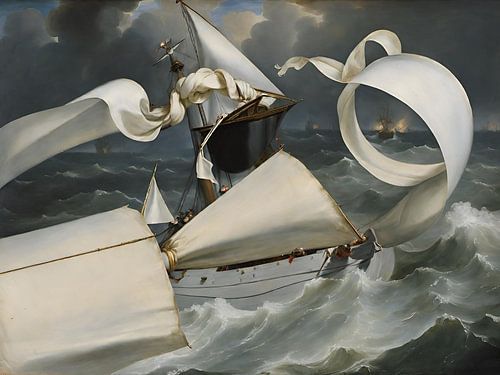 Die Schlacht unter den Segeln