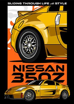 Nissan 350Z JDM Auto van Adam Khabibi