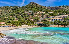 Idyllic view of Canyamel beach, beautiful coast on Mallorca by Alex Winter