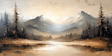 Landschap Canada van Lisanne Elzinga