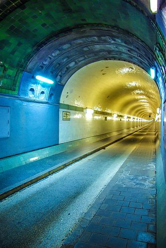Hamburg: a tube of the old Elbe Tunnel