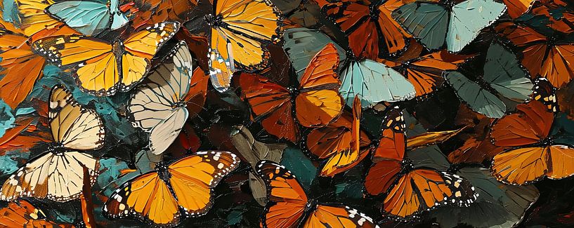 Painting Colourful Butterflies by Art Whims