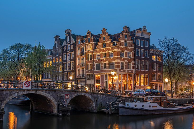 Les plus belles maisons de canal d'Amsterdam par Peter Bartelings