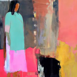 Colourful painting abstract by Studio Allee