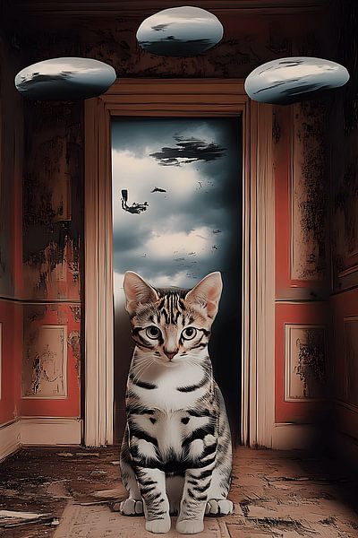 Feline realms of surrealism (1/2) by Vythryd Arts