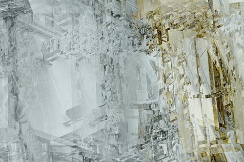 Hotel Royal 2: Digitale compositie kunst van versleten neonborden.