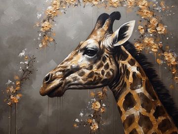 bloemrijk Elegance | giraffe van Eva Lee
