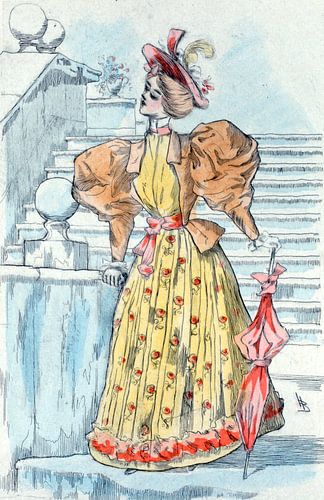 Mode 1894, Mode dans le Paris du XIXe siècle, Henri Boutet, (1851 1919)