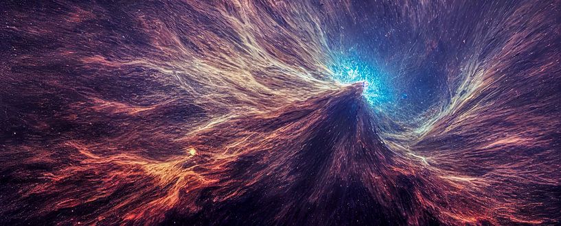 Explosion im Weltraum Illustration von Animaflora PicsStock