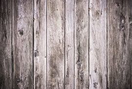 Old gray wooden planks with vignette frame by Alex Winter
