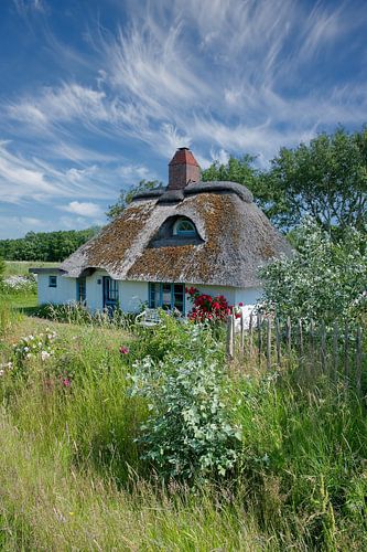 Idylle op het schiereiland Eiderstedt, Noord-Friesland