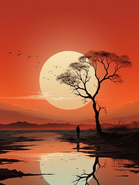 Emptiness in Serenity by Eva Lee