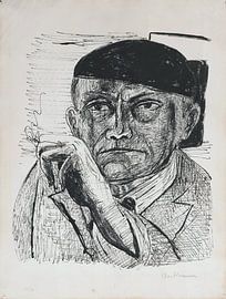 Max Beckmann - Zelfportret van Atelier Liesjes