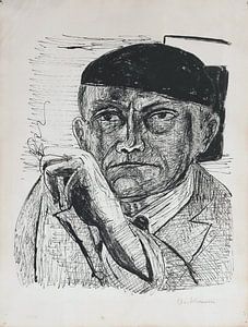Max Beckmann - Self-portrait by Atelier Liesjes
