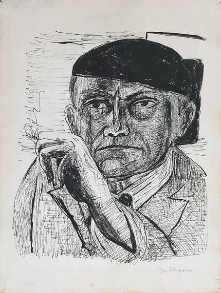Max Beckmann - Autoportrait par Atelier Liesjes