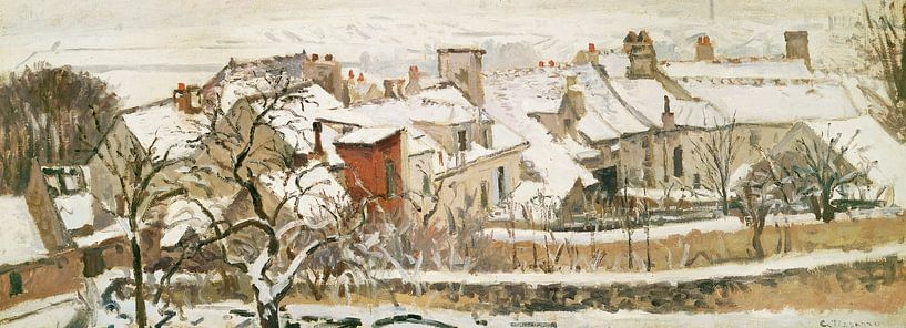 Camille Pissarro,Winter, 1872 by finemasterpiece
