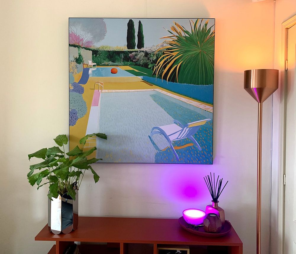 Summer garden with swimming pool, by Vlindertuin-Art