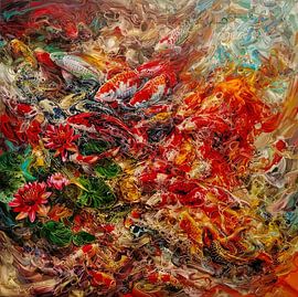 koi fish gather by Mas gus Gus