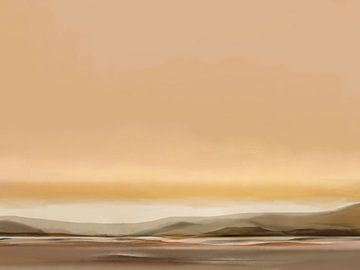 Sunrise in the desert by Roberto Moro