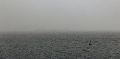Sneeuwval boven het Veerse Meer