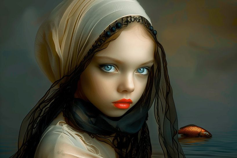 Bright eyes - girl portraits by Ton Kuijpers