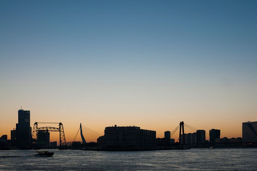 De drie bruggen in Rotterdam van Ed van Loon