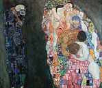 Gustav Klimt. La mort et la vie par 1000 Schilderijen Aperçu