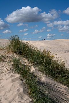 Hiking in the dunes