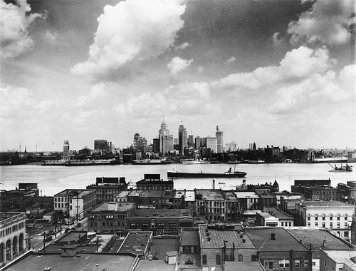 Skyline of Detroid - 1929