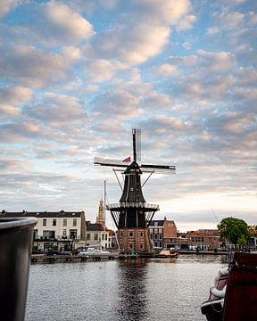 Die Adriaan-Windmühle in Haarlem von Arjen Schippers