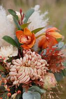 Autumn bouquet of flowers