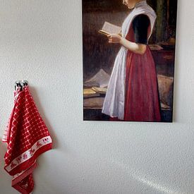 Klantfoto: Amsterdams Weesmeisje, Nicolaas van der Waay, als art frame