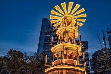 Kerstmis in Frankfurt van Thomas Riess