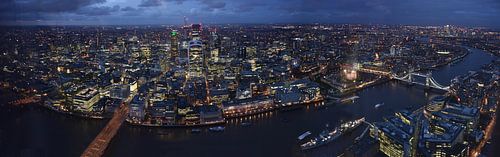 Uitzicht over Londen vanaf The Shard, een kantorencomplex in Londen