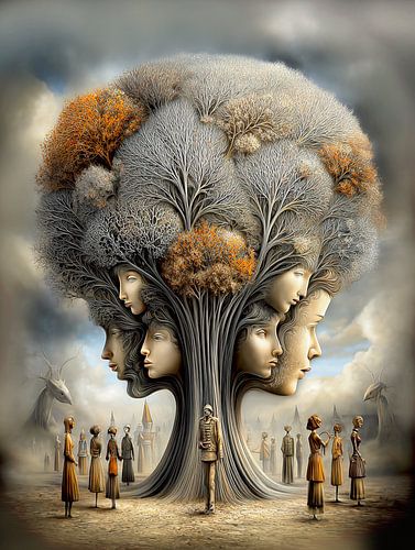 L'arbre aux visages