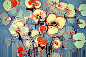 Fleurs abstraites